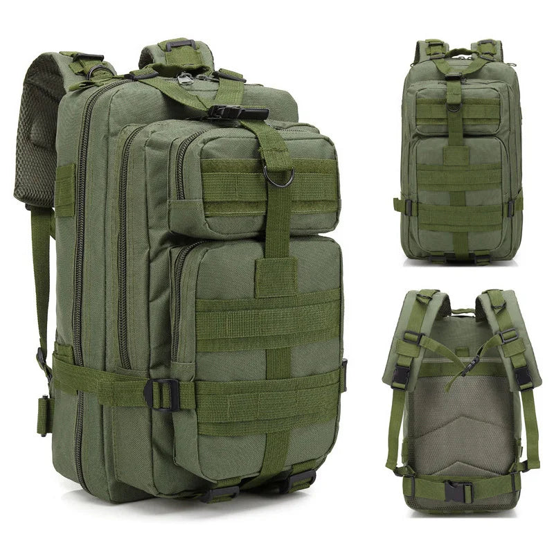 25L Military Tactical Assault Pack Backpack Army Molle 3P Waterproof Bug Out Bag