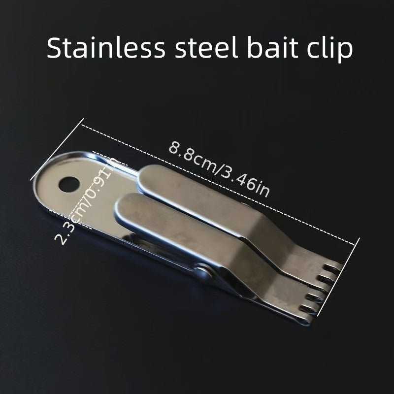 2pcs Earthworm Feeding Devices Stainless Steel Fishing Equipment