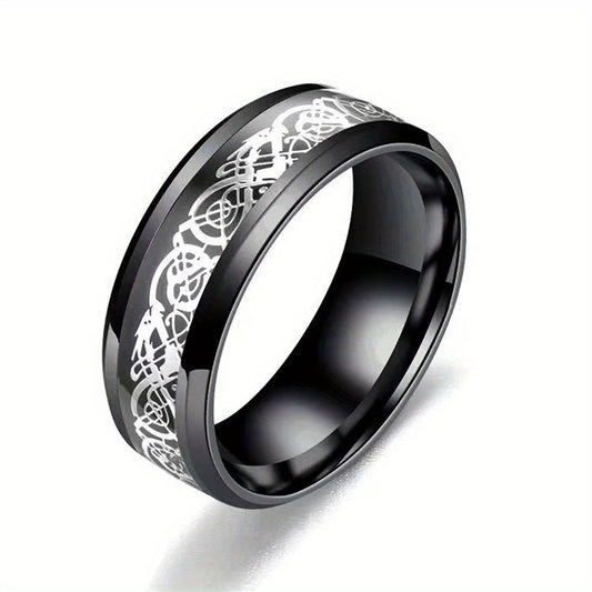 Dragon Pattern Ring For Men And Women
