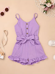 Toddler Girls' Cami Romper for 6 Months-5 Years