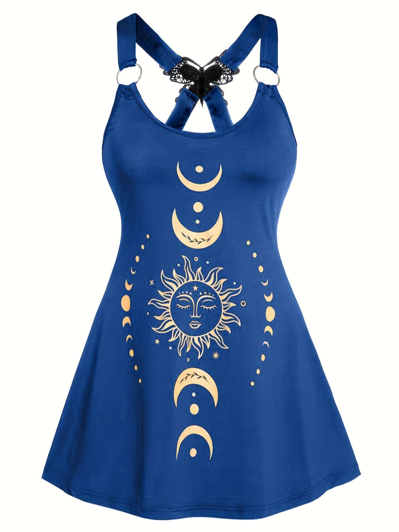 Sun & Floral Print Cami Top Women's