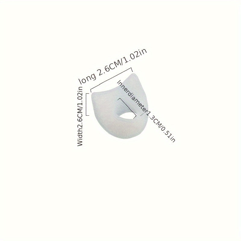 Toe Separators for Bunions and Crooked Toes - Set of 4 Gel Straighteners