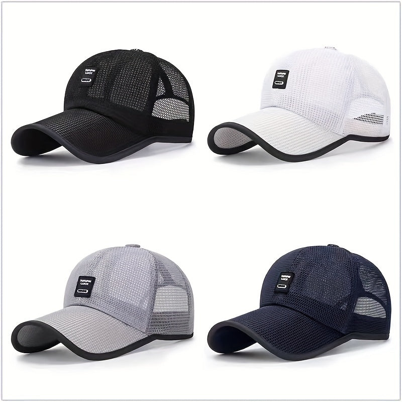 Mesh Baseball Cap Summer Outdoor Sun Cap Casual Sport Hat