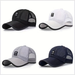 Mesh Baseball Cap Summer Outdoor Sun Cap Casual Sport Hat