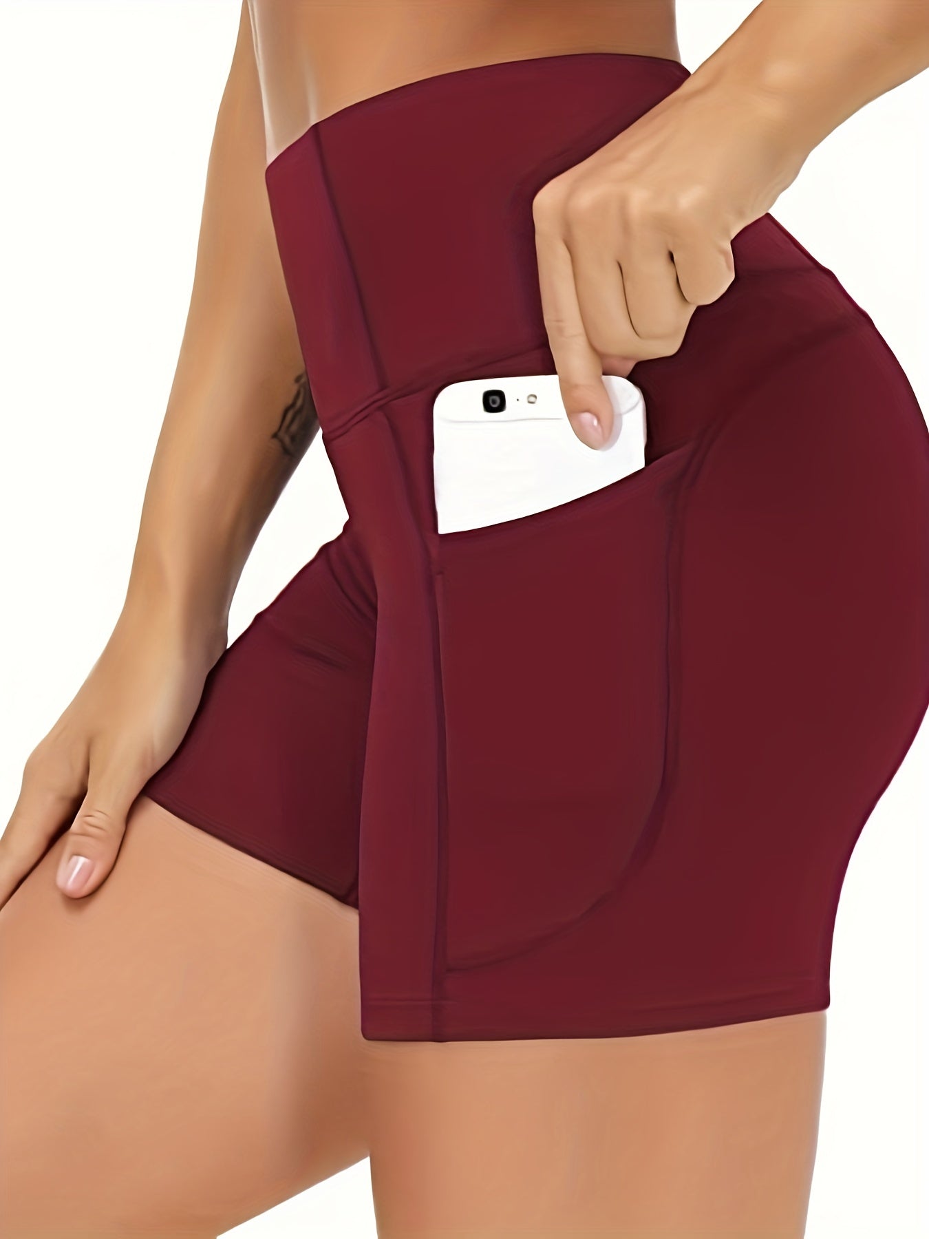 High Waist Butt Lifting Skinny Shorts Quick-drying Running Fitness Yoga
