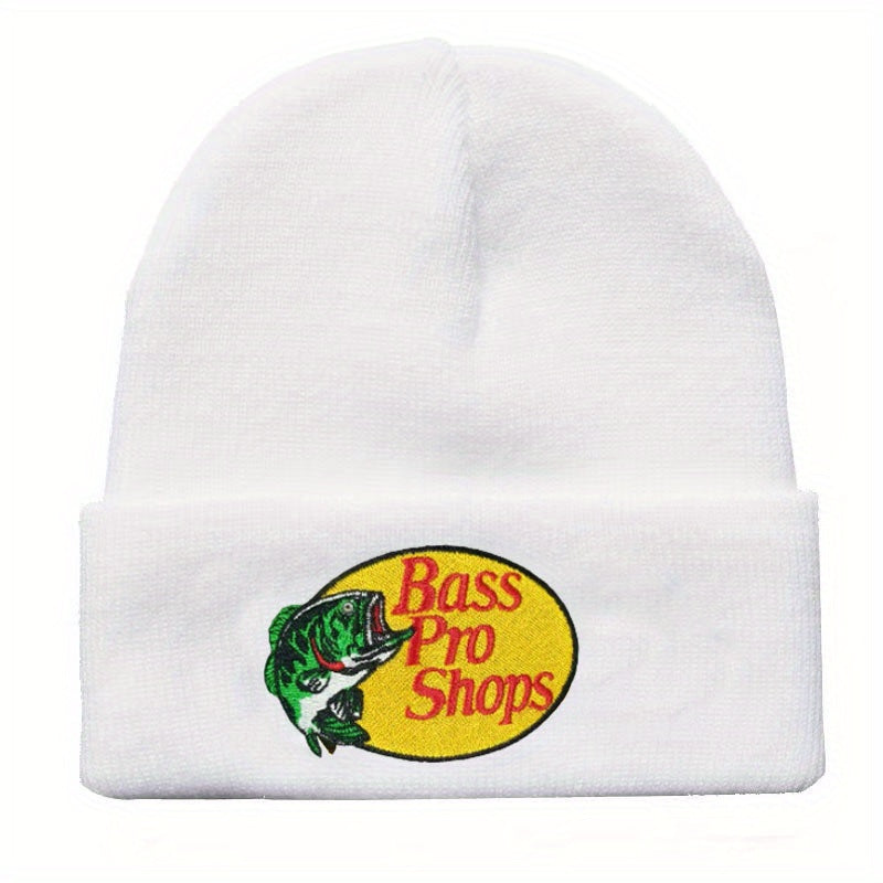 Embroidered Wool Cap Knitted Pullover Warm Hip Hop Cap