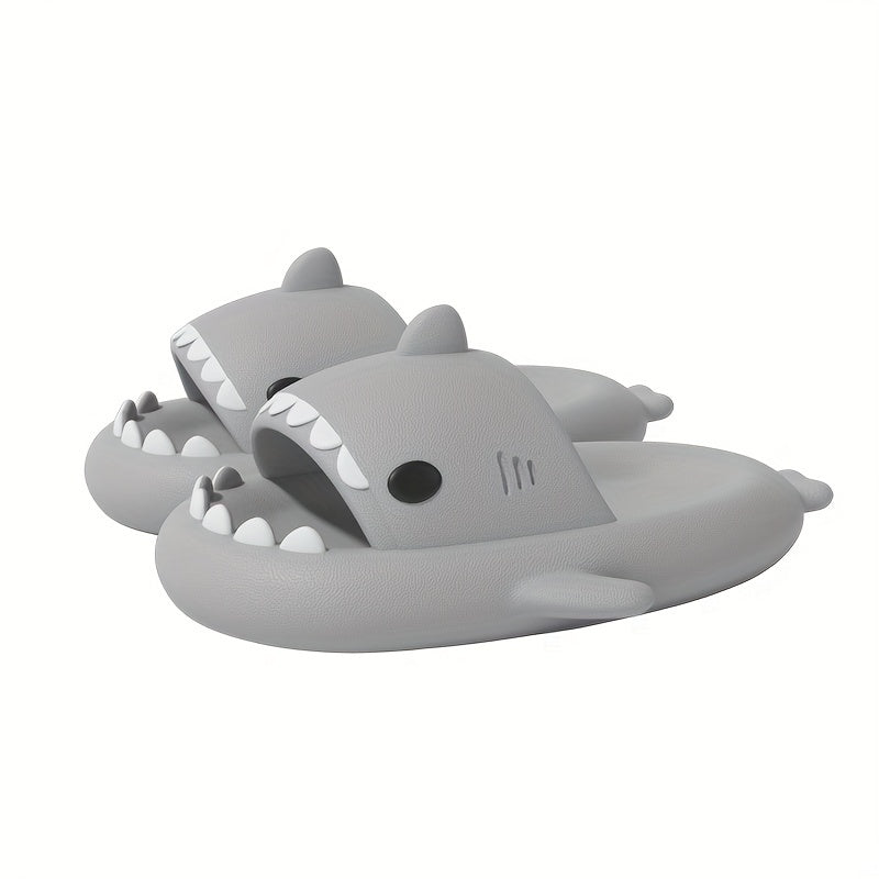 Cartoon Shark Cloud Slides Unisex Lightweight Non Slip Slippers