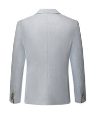 Men's V-neck Double Breasted Suit Top