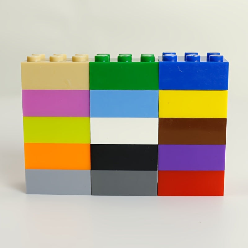 Character Building Blocks Set, 2X3 High Wall Bricks, DIY Scenes