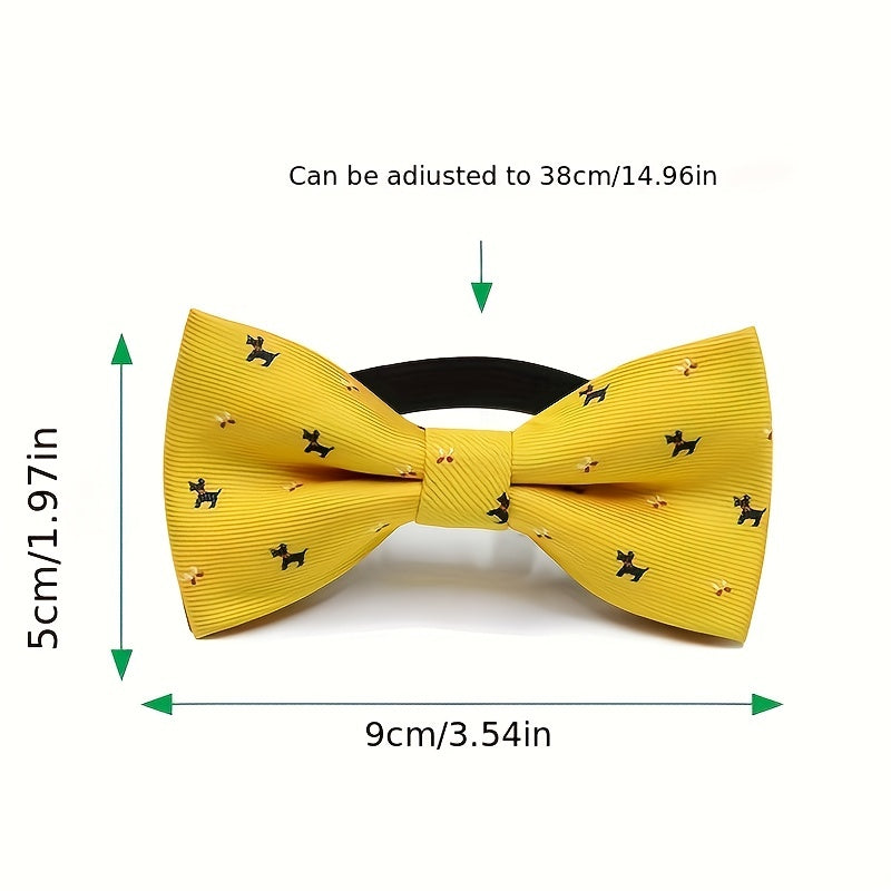 Plaid Pattern Bow Tie for Boys Kids