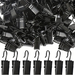 30pcs Metal Curtain Clips for Hanging Drape Track Christmas Decorations