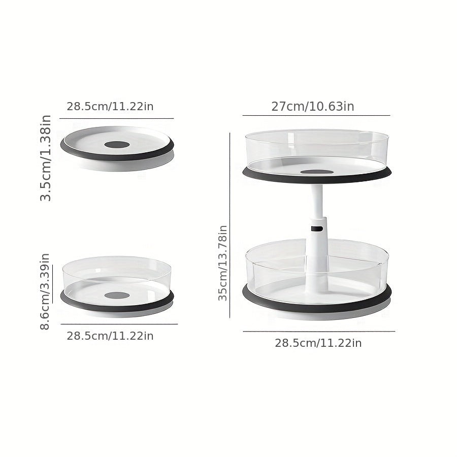 Rotatable Spice Rack Seasoning Lazy Susan for Storage Jewelry Perfume