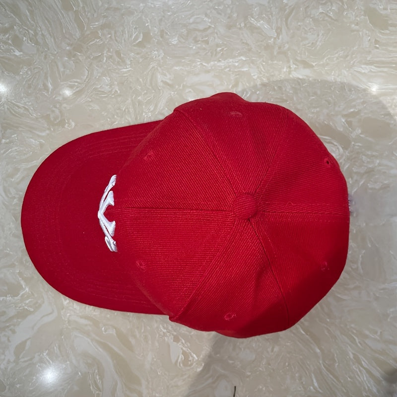 Unisex Embroidered Baseball Cap for Autumn/Winter