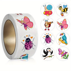 500pcs Cartoon Animal Stickers Teacher Reward Stickers For Kids DIY Gift Decorat