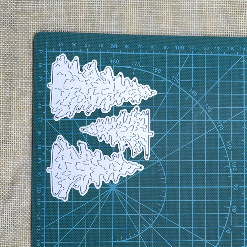 3pcs Tree Frame Metal Cutting Dies - Christmas Gift