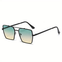 Top Bar Aviator Sunglasses Polarized Metal Frame UV400