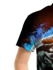 Roaring Dino 3D Print Boy's T-shirt