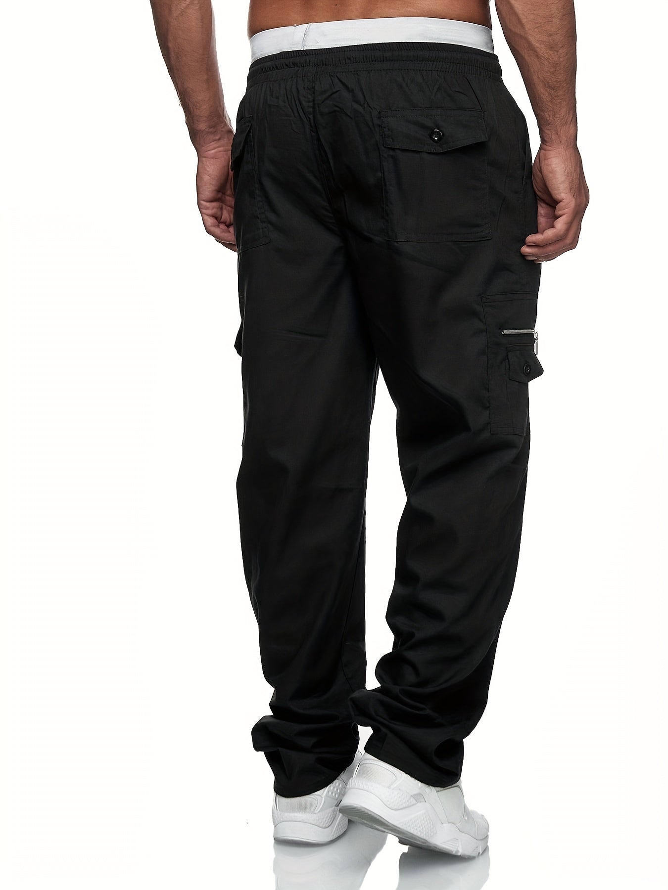 Men's Loose Cargo Jeans With Pocket Men's Outfits