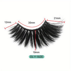 6D Fluffy Wispy Natural Volume False Eyelashes for Wedding Makeup