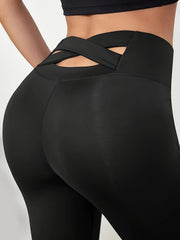 High Stretch Yoga Flared Pants Solid Bell bottom Pants