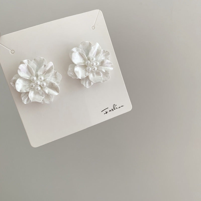 Floral Bridal Headpiece Set with Veil Mini Hat Style