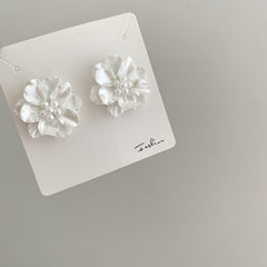 Floral Bridal Headpiece Set with Veil Mini Hat Style