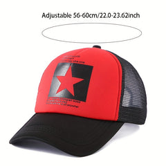Men's Sunshade Baseball Cap Outdoor Sunscreen Breathable Mesh Hat