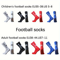 Men's Mid Crew Sport Socks - Letter Pattern, Sweat-absorbing, Comfy, Breathable