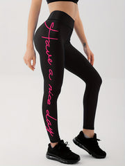 Printed Yoga Pants High Stretch Fitness Leggings