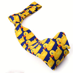 Yellow Duck Tie Men's Formal Dress Groomsmen Tie