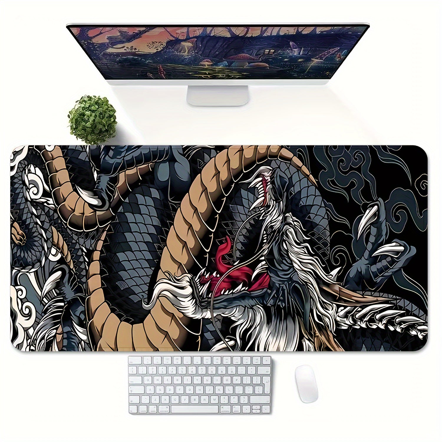 Dragon Gaming Mouse Pad HD Print Desk Mat PC Laptop Accessories