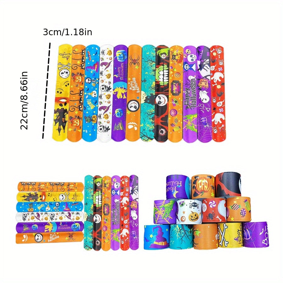 Halloween Party Favor Bracelets Colorful Wristbands for Kids