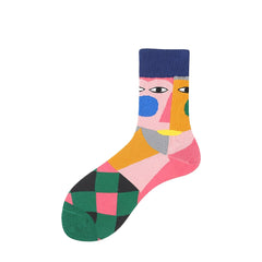 Women's Casual Socks Funny Pattern Crew Socks