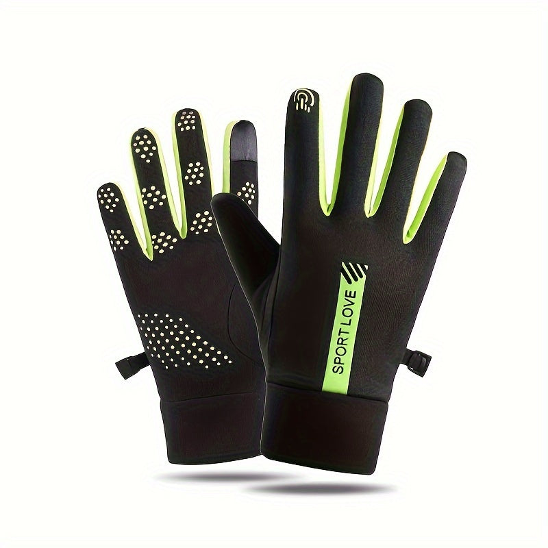 Plush Insulated Gloves for Winter Sports Touch Screen Outdoor Gloves