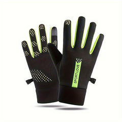 Plush Insulated Gloves for Winter Sports Touch Screen Outdoor Gloves