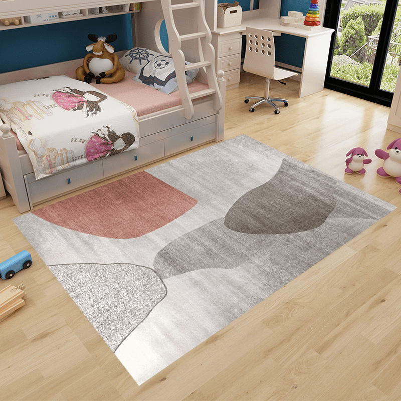 Fluffy Faux Wool Area Rug Non-slip Large Carpet for Living Room Bedroom