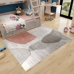 Fluffy Faux Wool Area Rug Non-slip Large Carpet for Living Room Bedroom