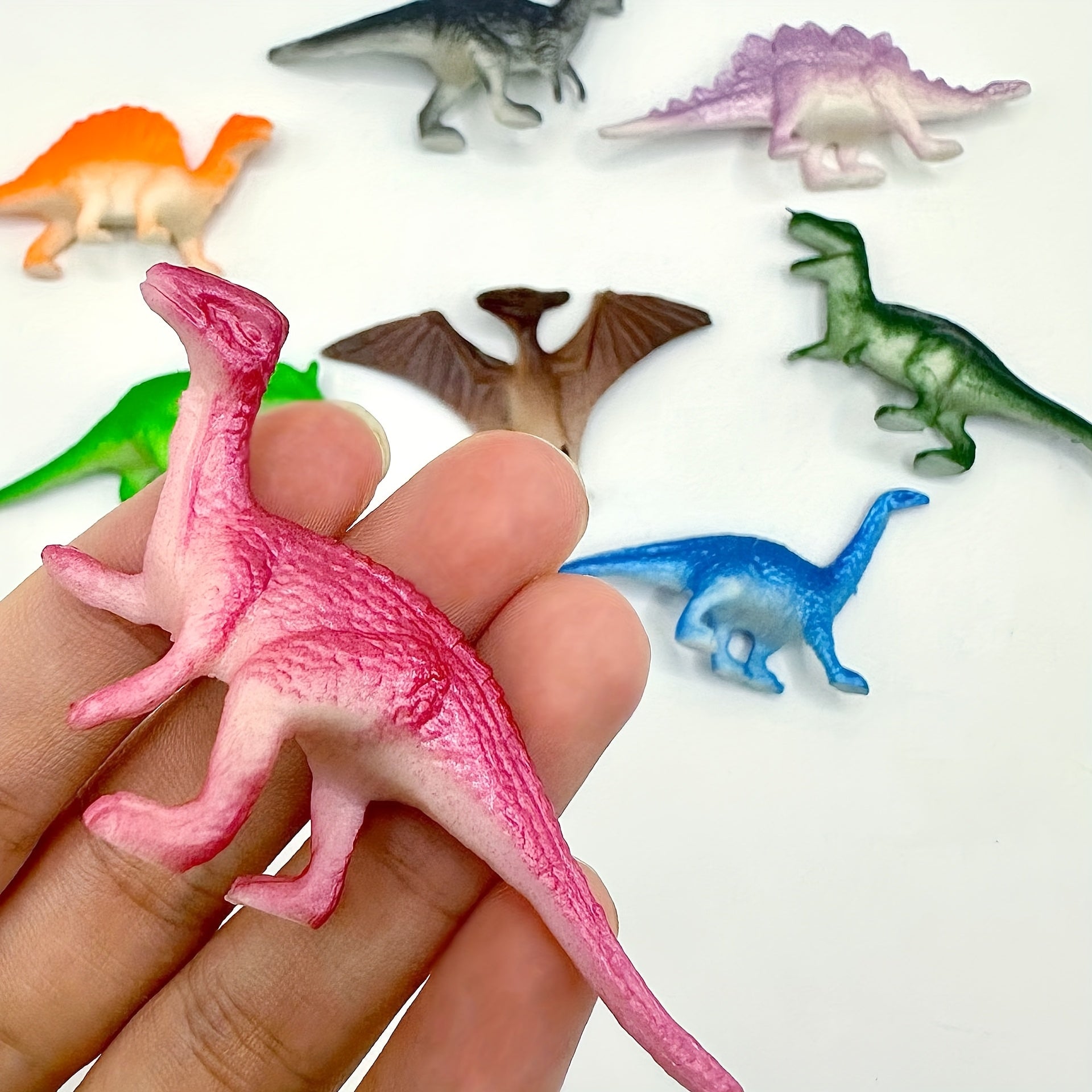 32pcs Dinosaur Model Set - T Rex, Pterosaur, Triceratops - Collectibles & Toys