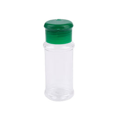 3pcs Plastic Jars With Sifter Caps For Seasoning Storage 100ml