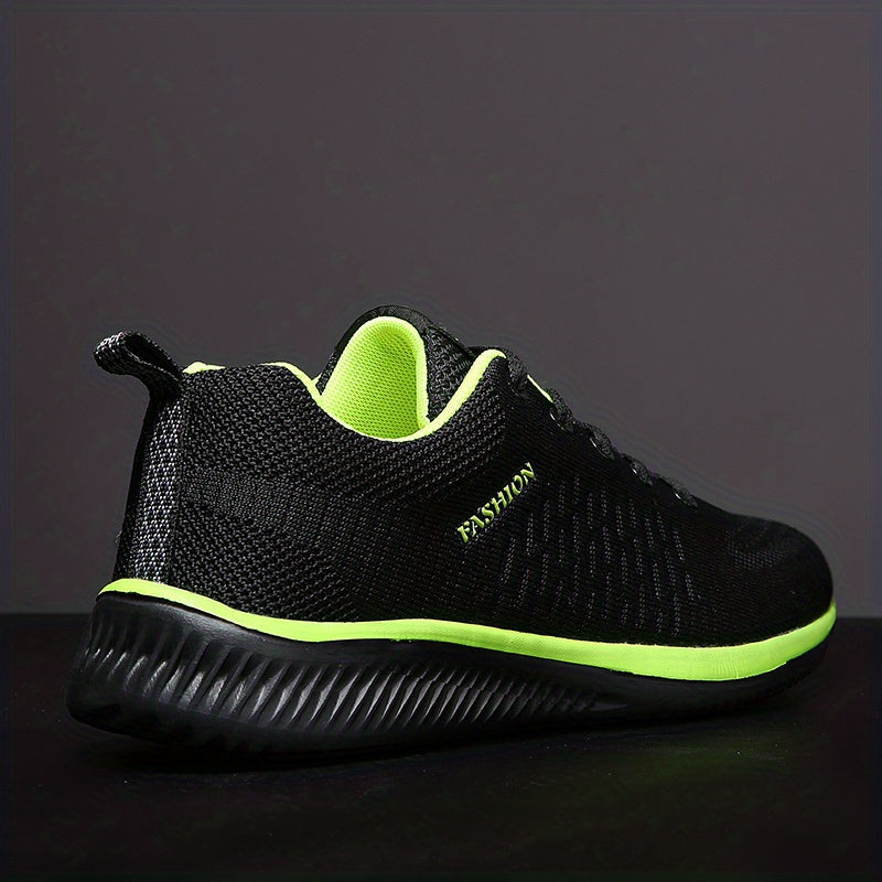 Men's Lace Up Mesh Sneakers Lightweight Breathable Running Shoes
