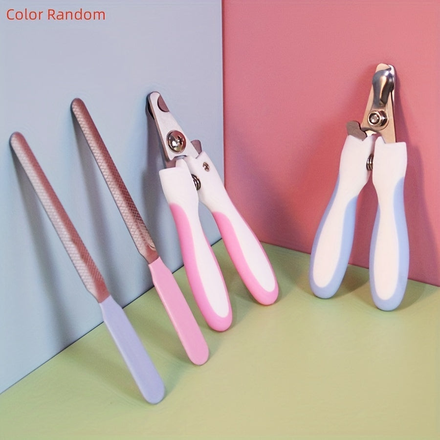 Pet Nail Clipper Set for Small Cat and Dog with File