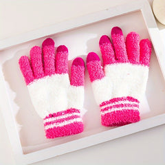 Knitted Touch Screen Gloves Winter Warm Thickened