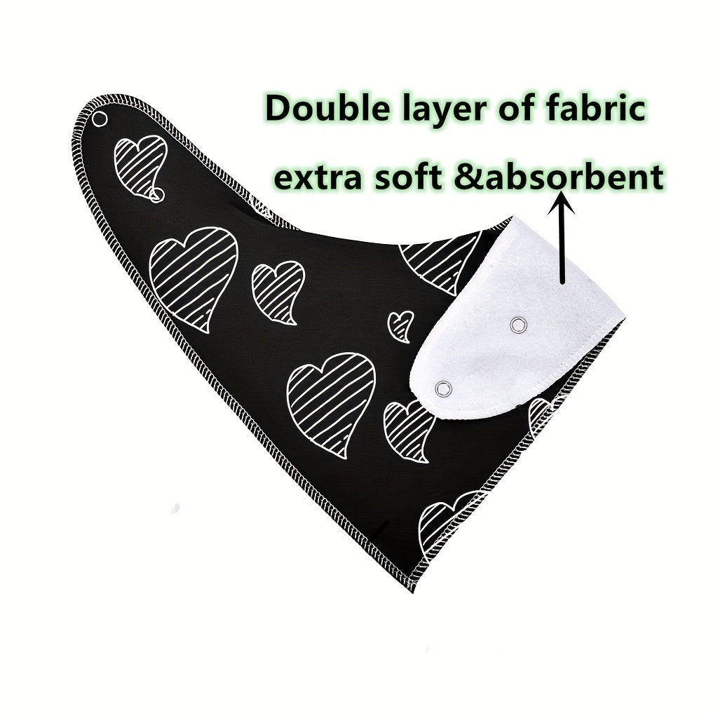 8pc Baby Cotton Bandana Bibs for Drooling Teething