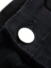 Slim Fit Jeans Mens Straight Leg Stretch Denim Pants