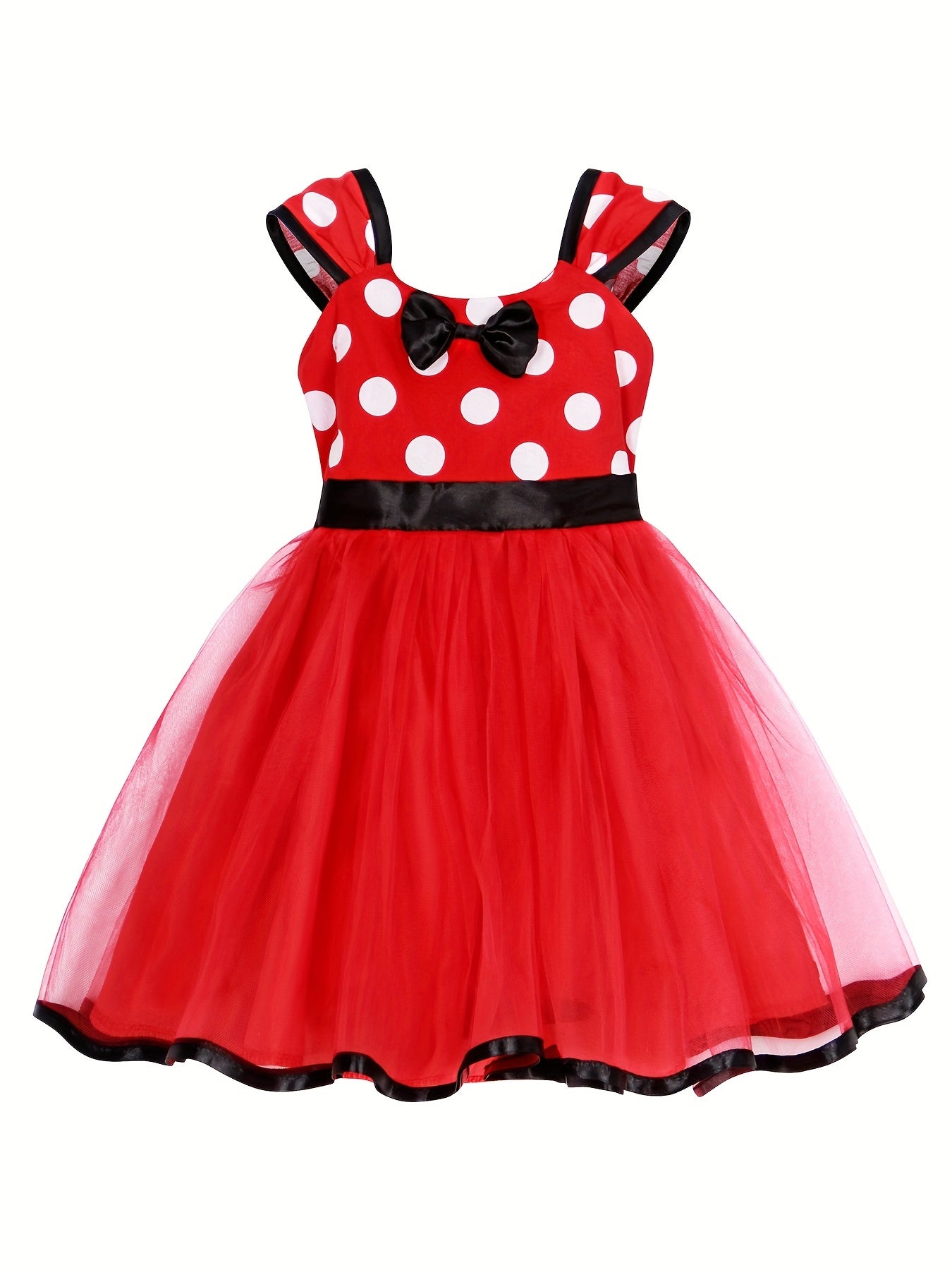 Toddler Girl's Polka Dot Costume Party Tutu Dress