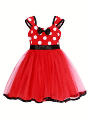 Toddler Girl's Polka Dot Costume Party Tutu Dress