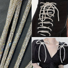 Clear Crystal Rope Clothes Bags Shoes Decor DIY Home Wedding Decoration