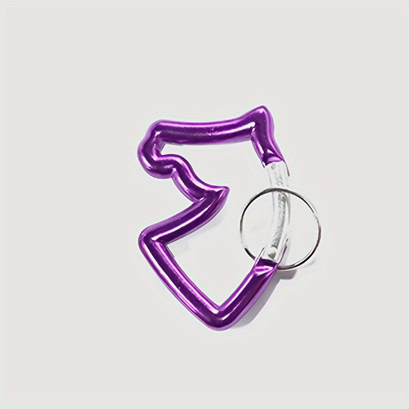 Outdoor Aluminum Carabiner Buckle Luggage Horse Head Key Chain