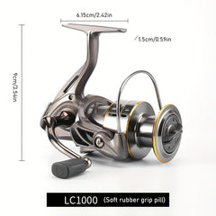 1pc Metal Line Spool Rock Fishing Reel Outdoor Tackle
