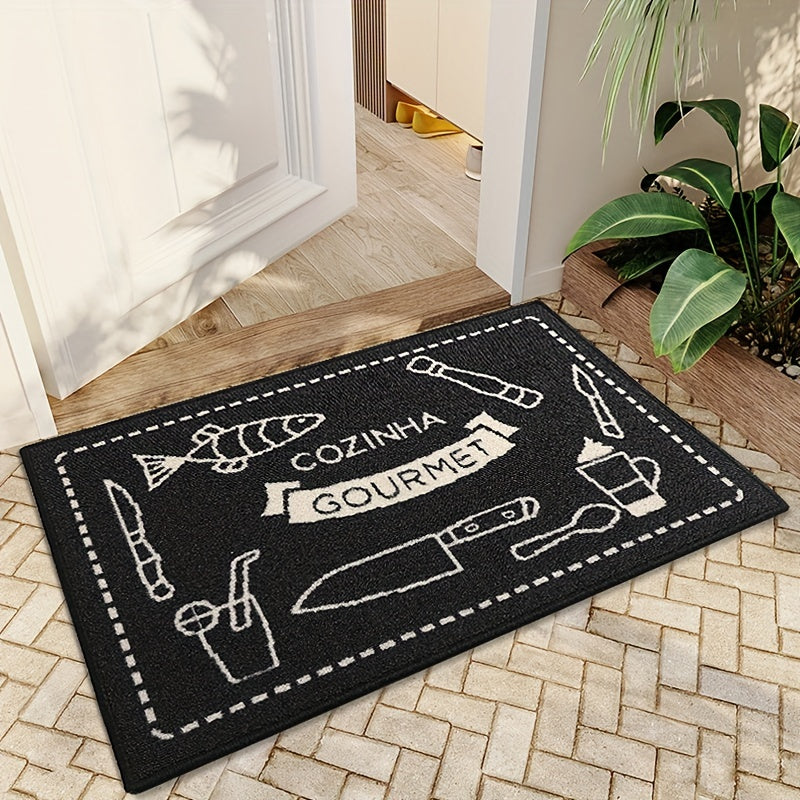 Soft Fluffy Kitchen Mat Entrance Door Mat Non slip Runner Rugs Bathroom Absorben